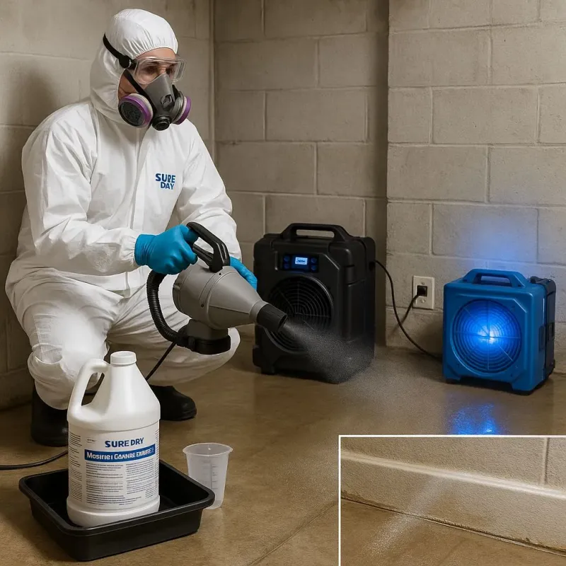 Sanitization and Odor Removal process in Plain View, NC