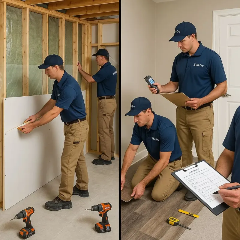Repairs and Reconstruction process in Plain View, NC